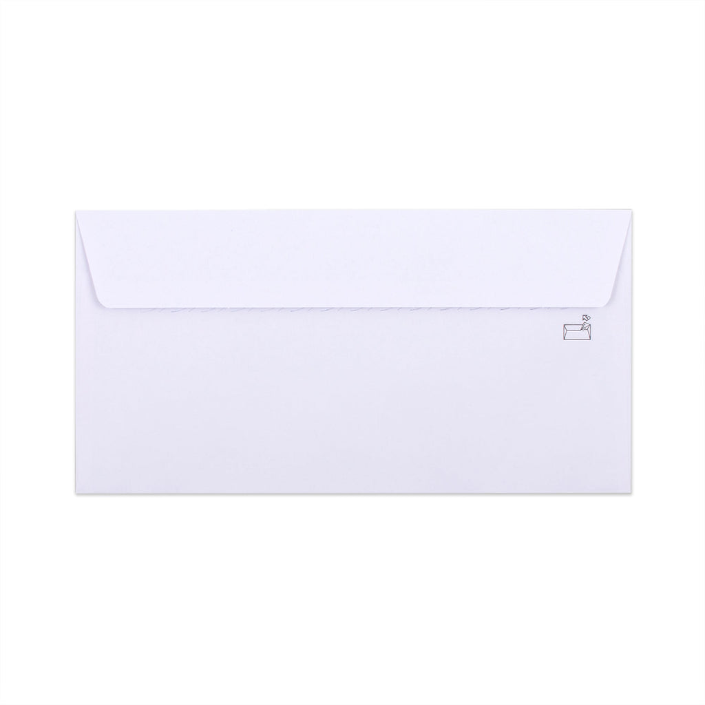 DL+ White Envelope with Internal Opacity - Window 90Gsm (115 x 225mm)