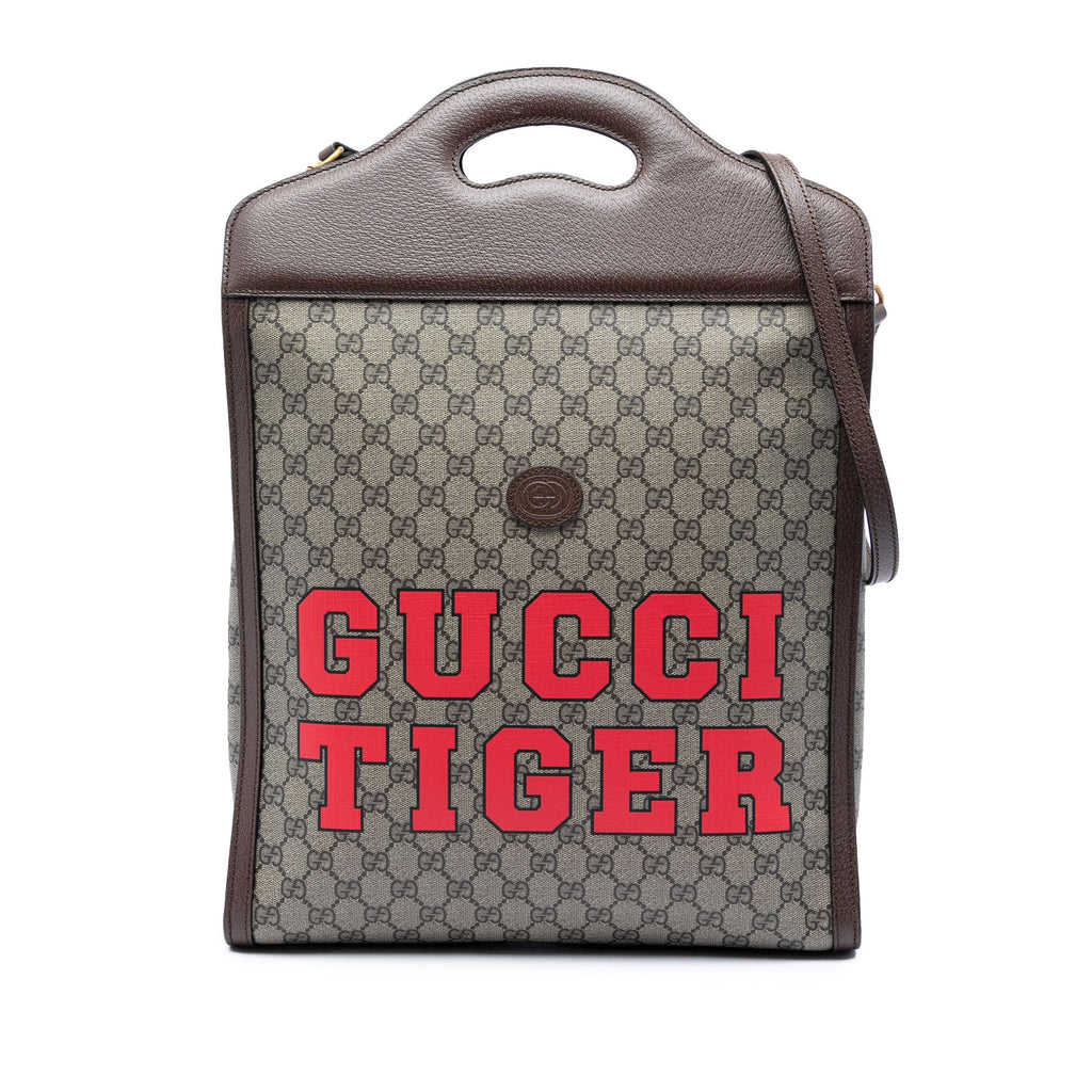 GG Supreme Web Tiger Satchel