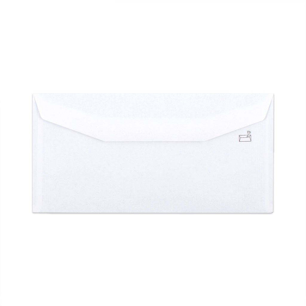 DL White Envelope with Internal Opacity - W 80Gsm (110 x 220mm)