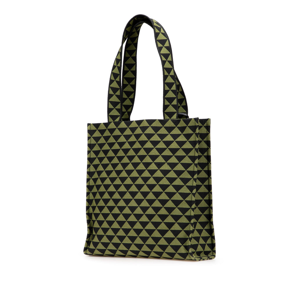 Jacquard Triangolo Symbole Shopping Tote