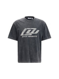 Off-White Racing Skate T-Shirt — Gray