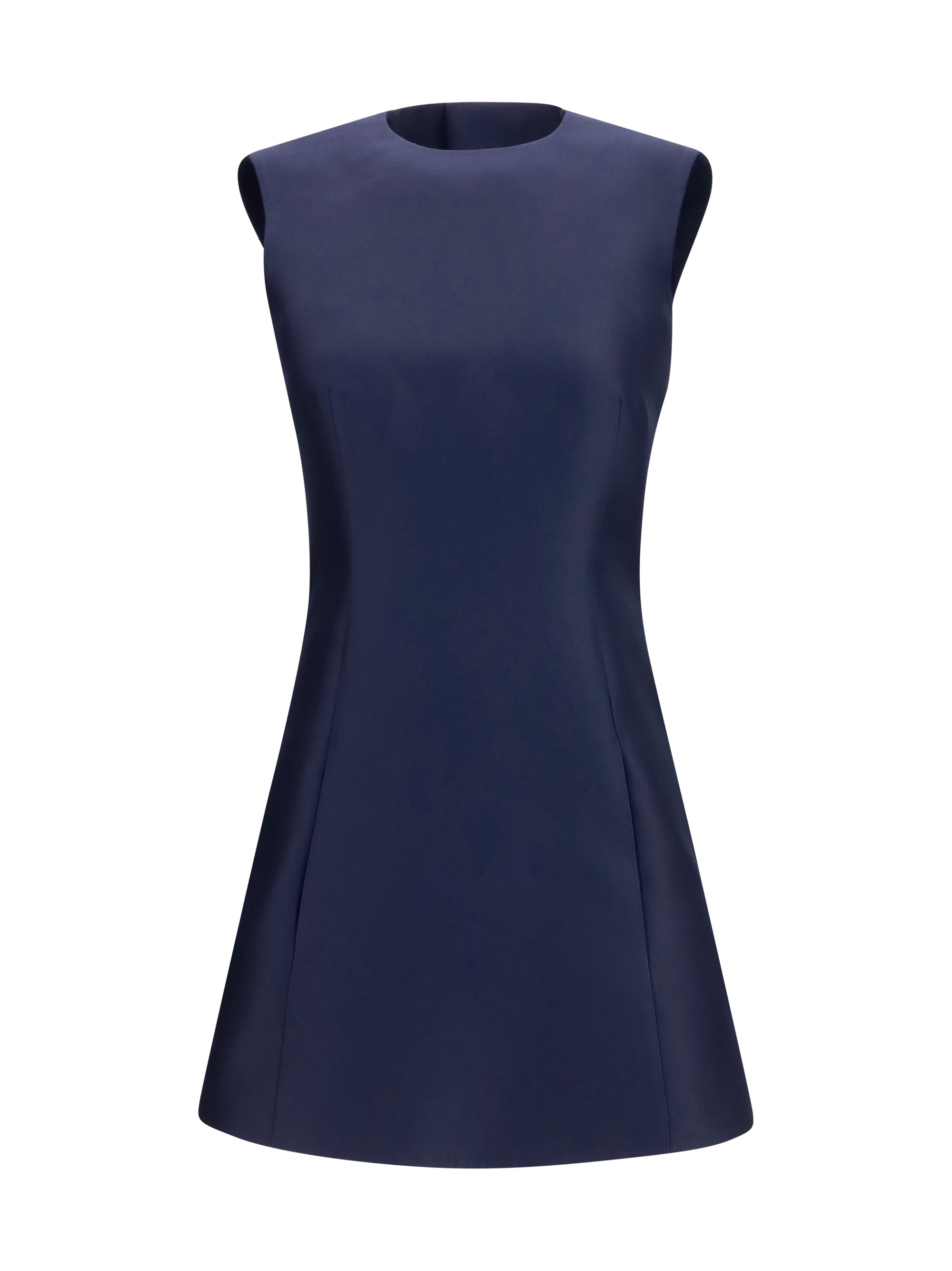 Balenciaga A-Line Mini Dress — Navy