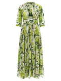 Samantha Sung Eden Dress — Green