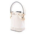 Mini Embossed Leather Whipstitch Mon Tresor Bucket Bag