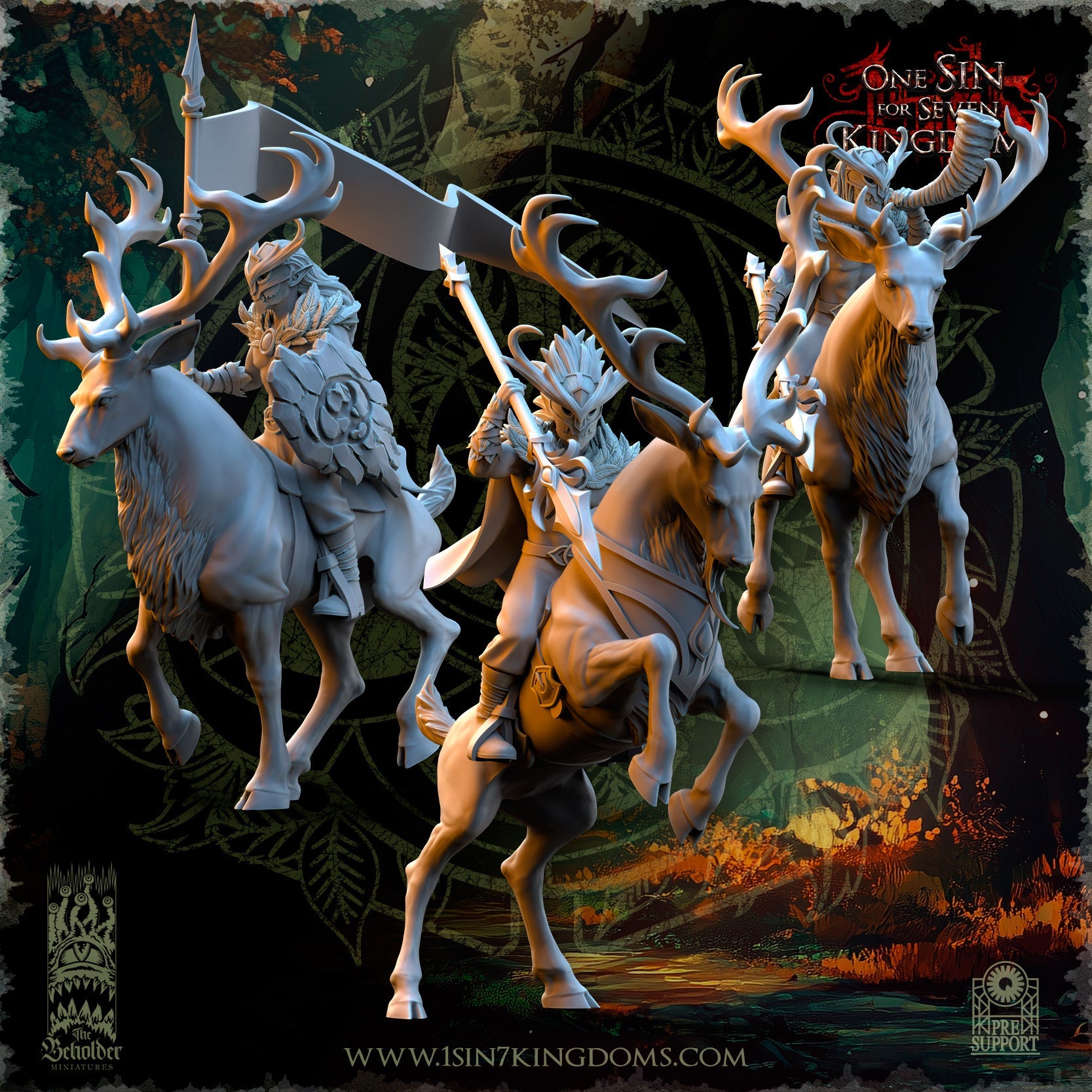 Deepwood Riders, The Beholder Miniatures