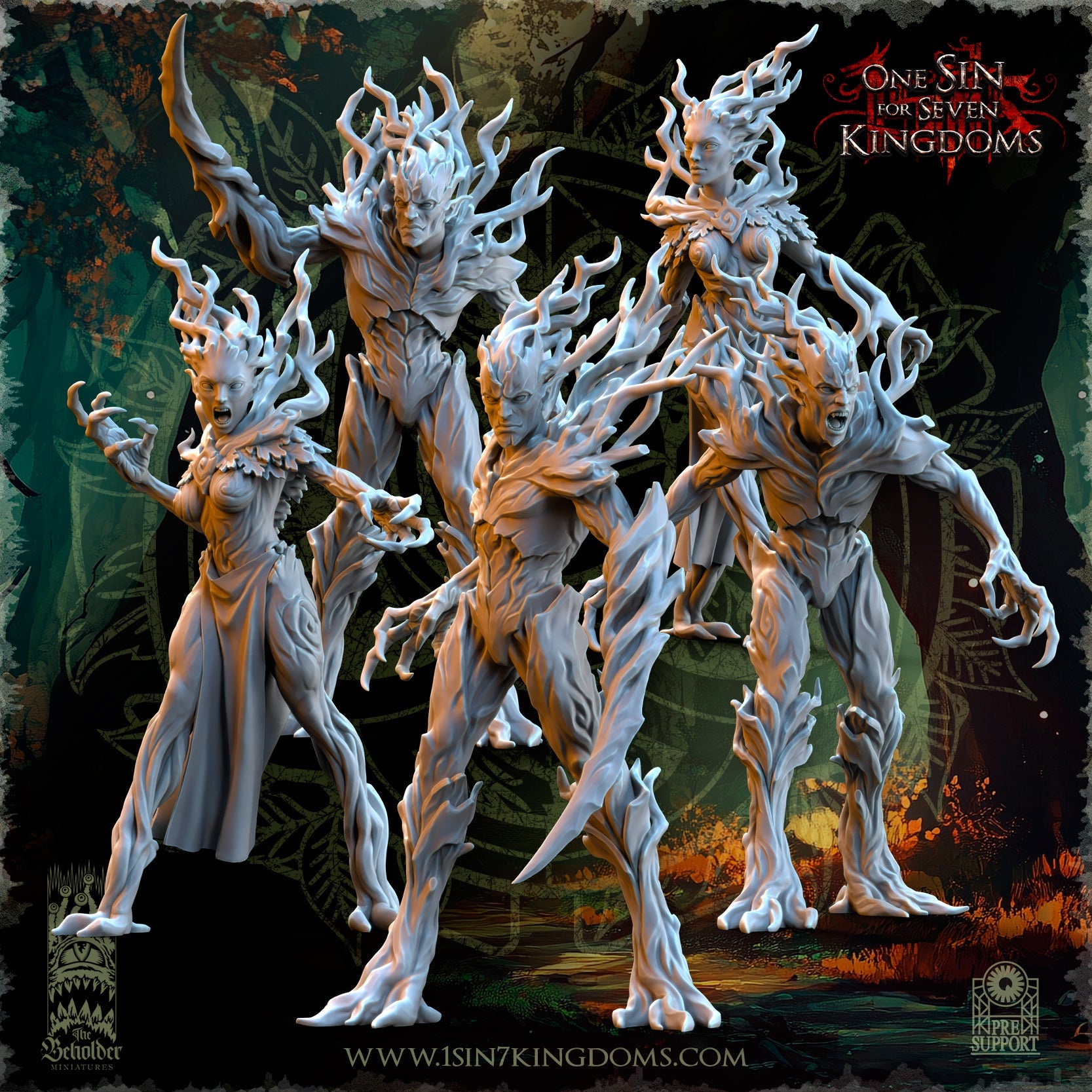 Druades, The Beholder Miniatures