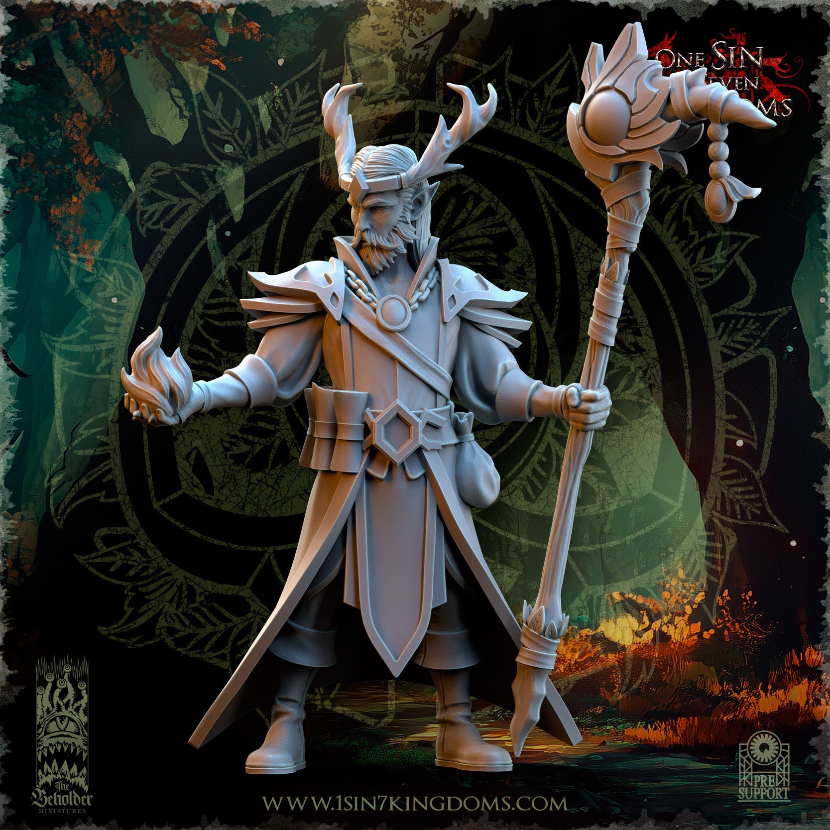 Findlas, Keeper of the Woods, The Beholder Miniatures