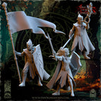 Forest Militia Spear & Shield, The Beholder Miniatures