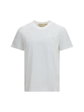 Valentino Cotton with VGold Logo T-Shirt — White