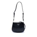 Mini Brushed Leather Cleo Flap