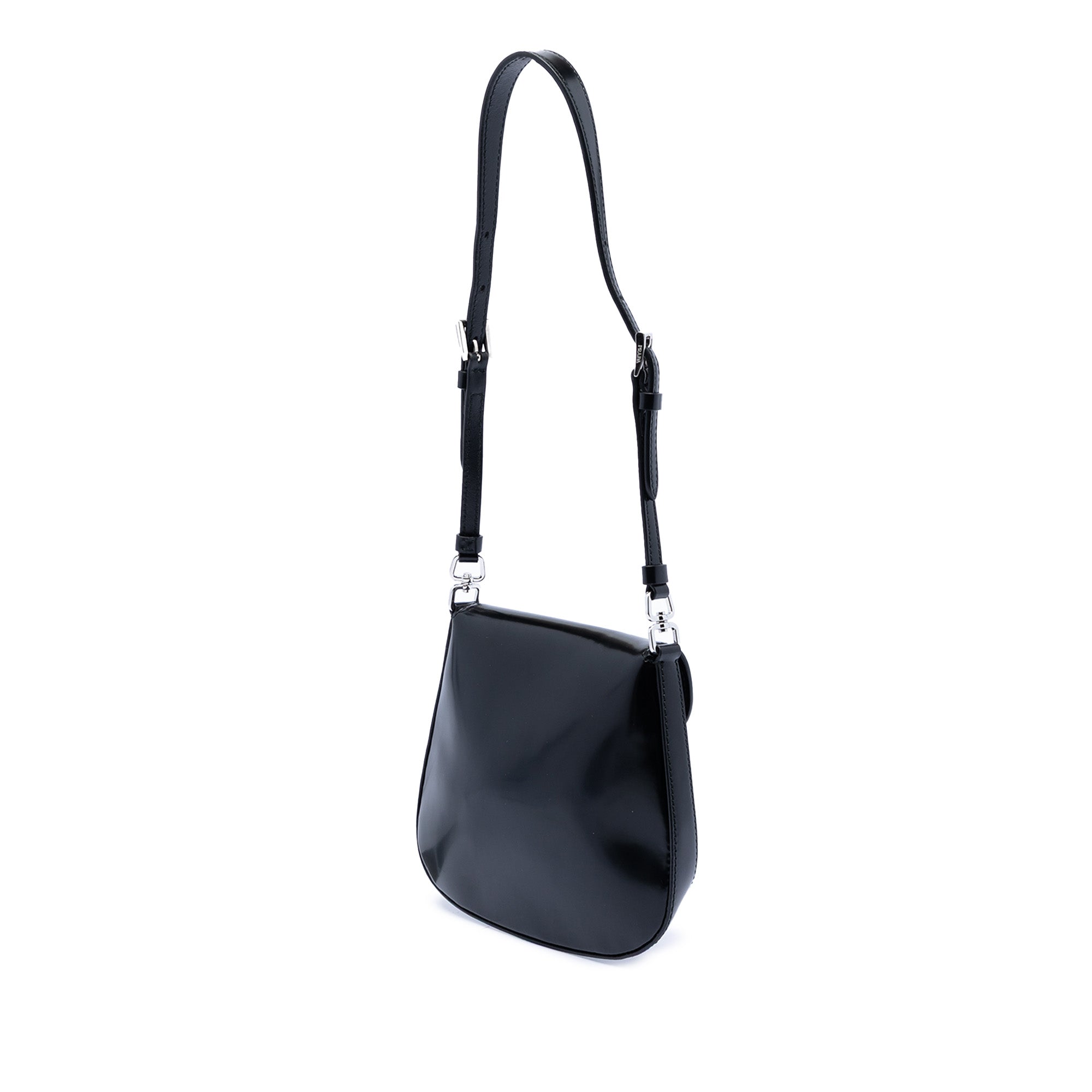 Mini Brushed Leather Cleo Flap
