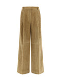 Rohe Corduroy Trousers — Beige