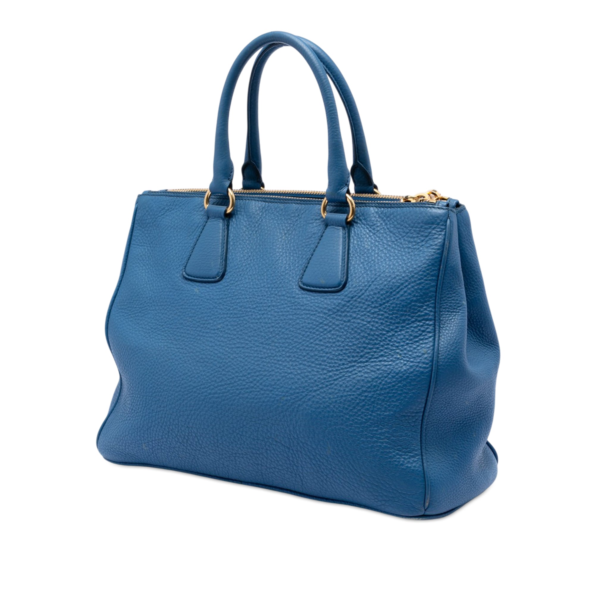 Vitello Daino Double Zip Convertible Tote