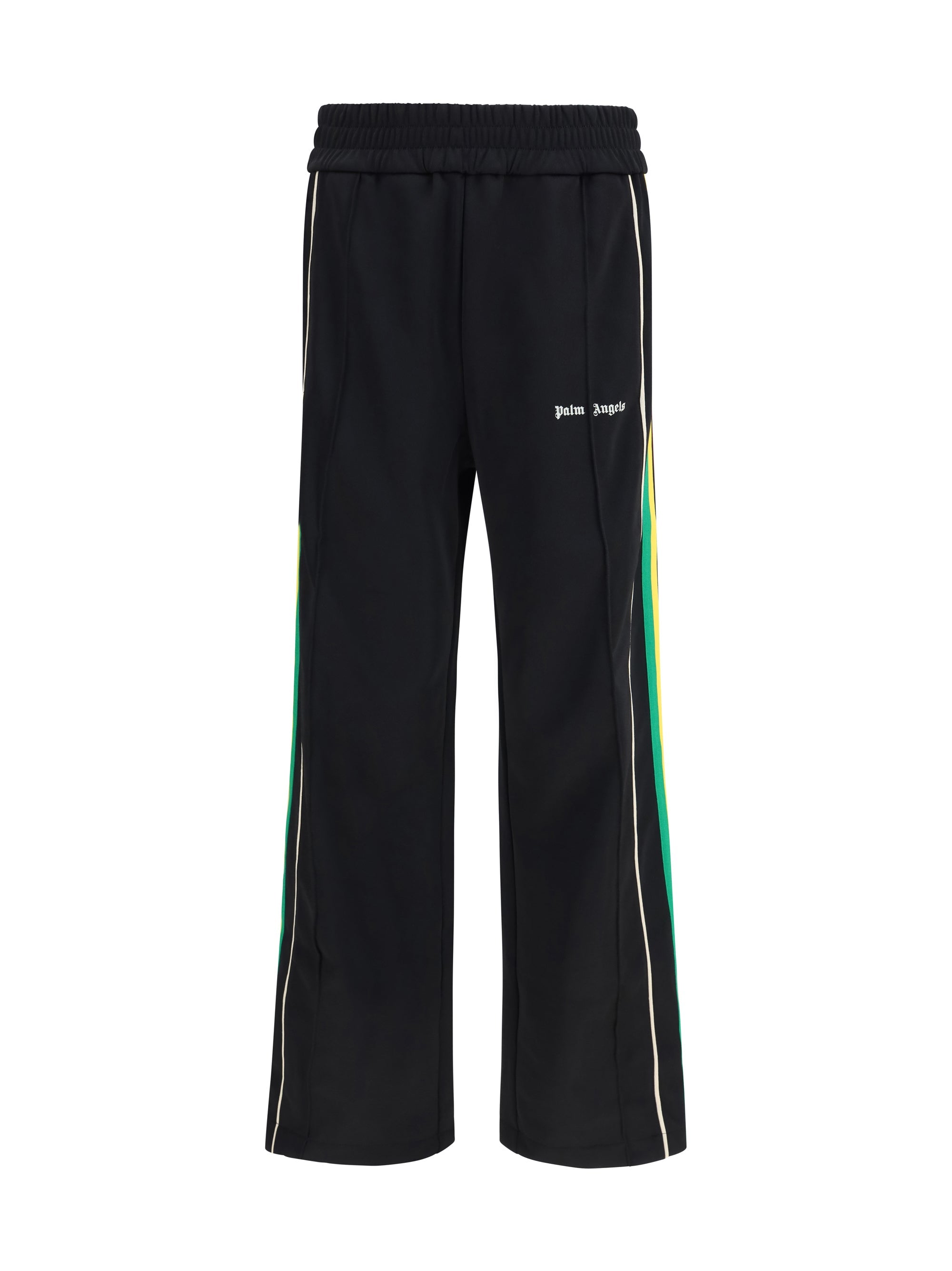 Palm Angels Logo-Print Track Joggers — Black