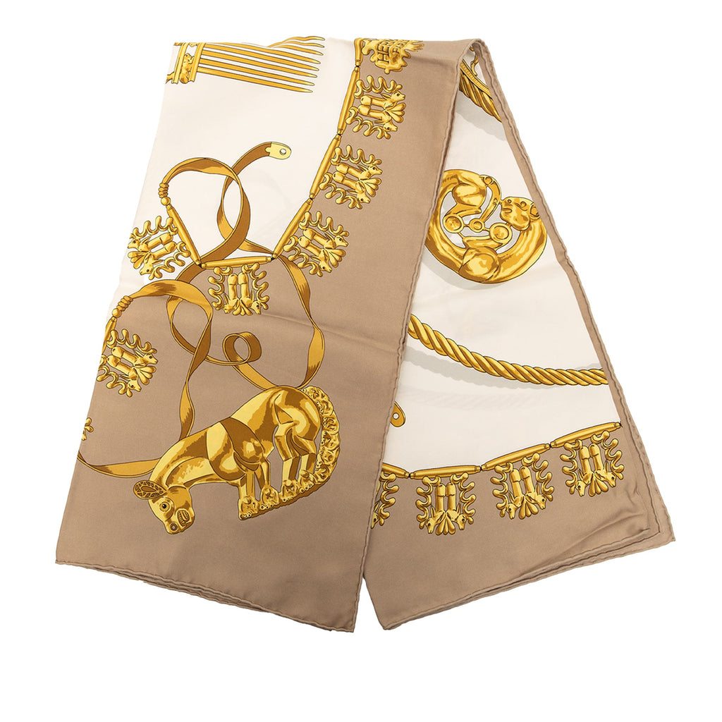 Les Cavaliers d Or Silk Scarf 90