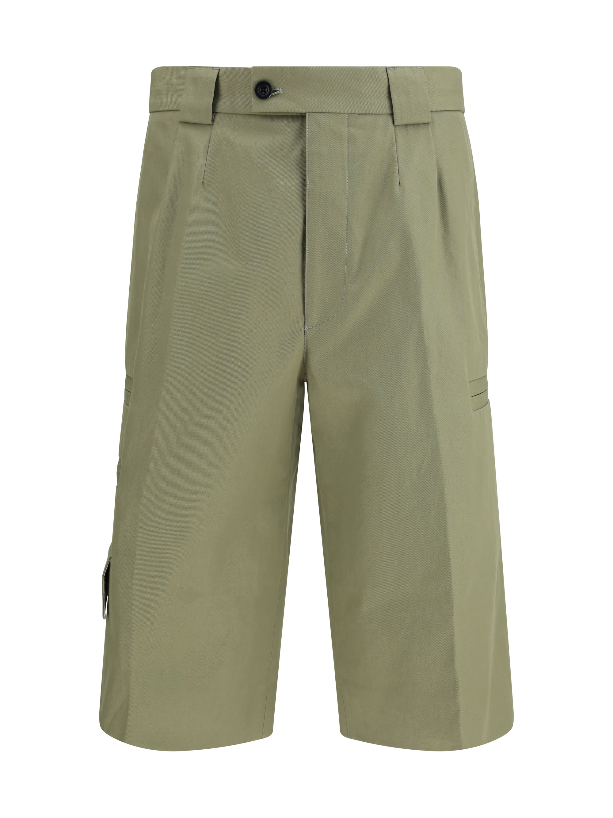 Namacheko Delta Bermuda Shorts — Green