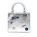 Medium Calfskin Patch Embellished Lady Dior