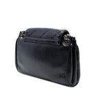 Mini Quilted Caviar Accordion Flap