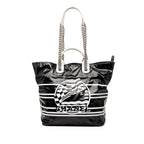 Coated Canvas La Pausa Bay Shopping Satchel