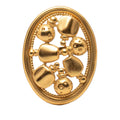 Gold Plated Perfume Bottle Brooch