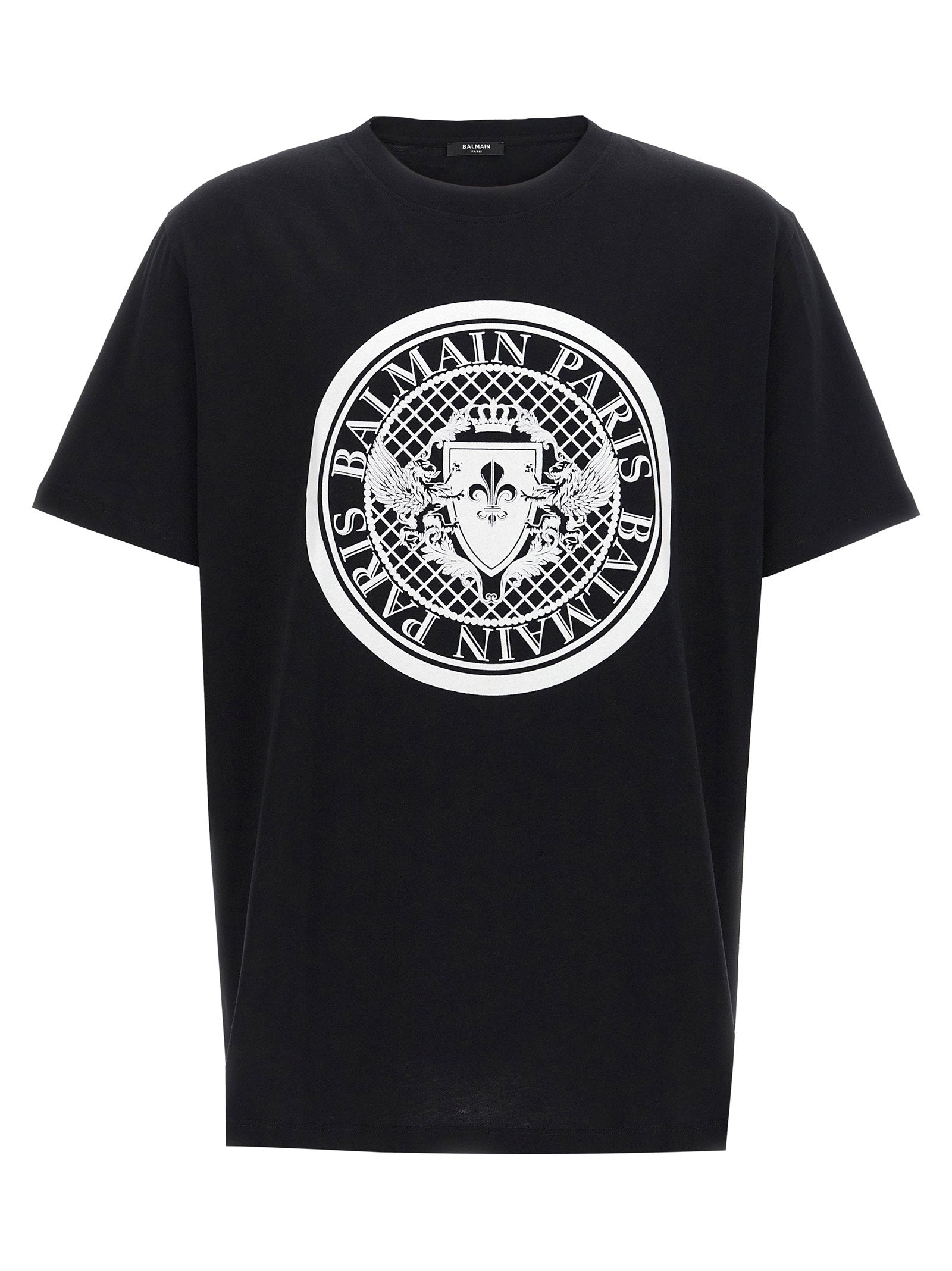 Balmain Embossed Logo T-Shirt — Black