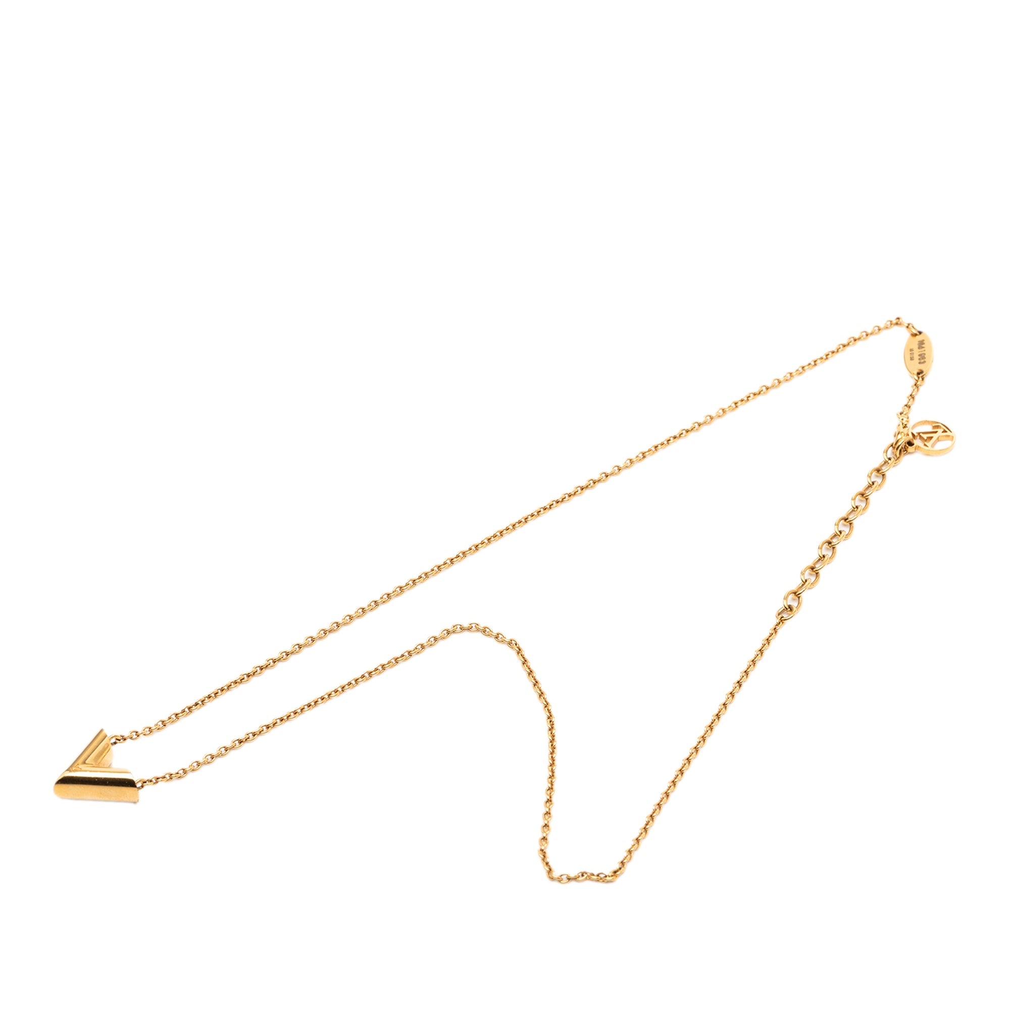 Gold Plated Essential V Necklace