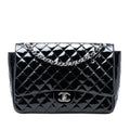 Maxi Classic Patent Double Flap