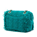 Small Wool Tweed Giant Logo Flap