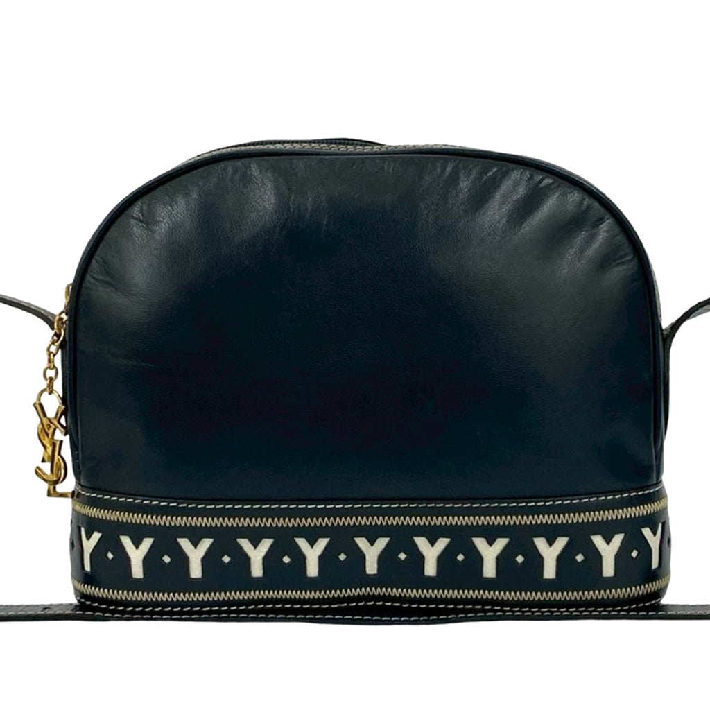 Leather Y Cutout Crossbody