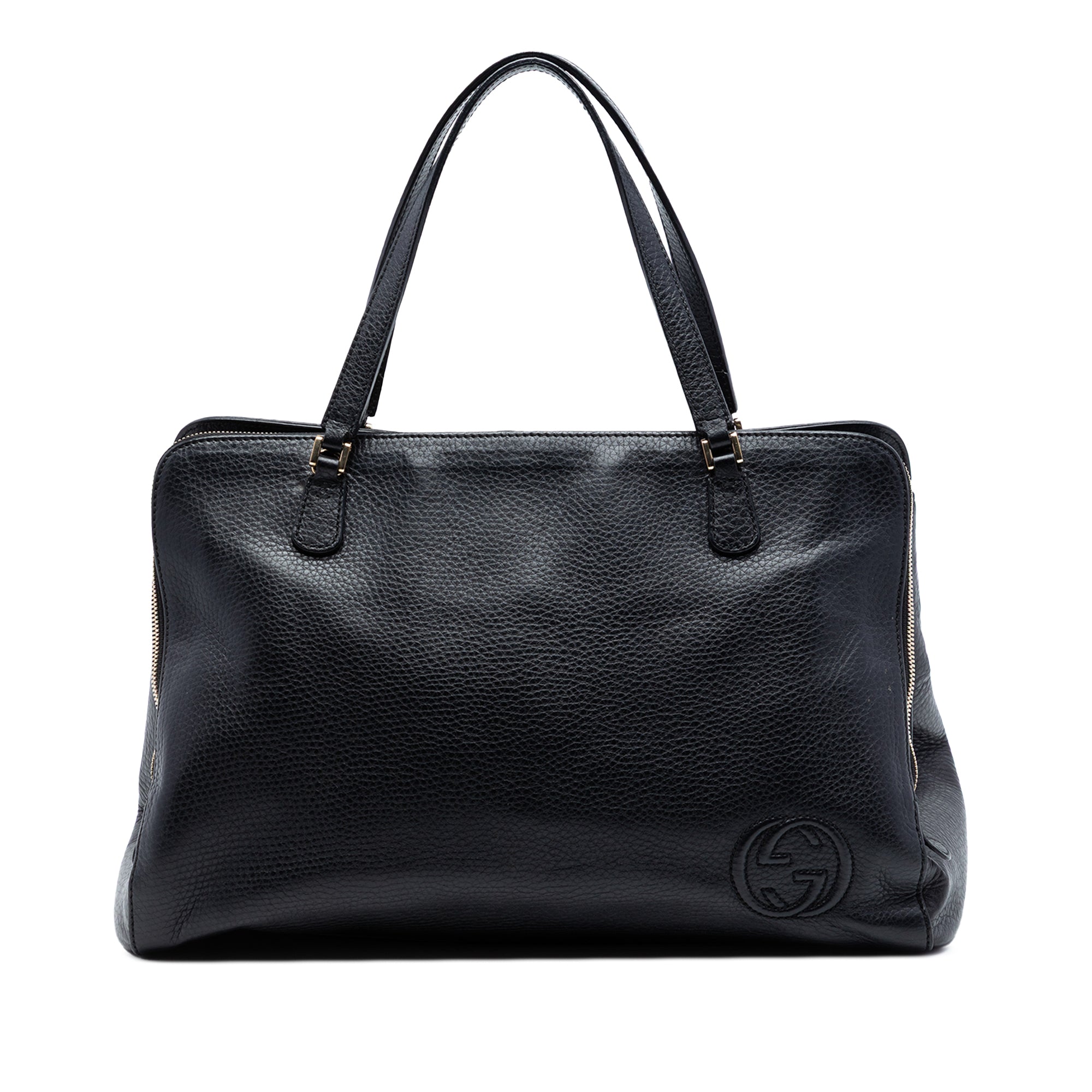 Leather Soho Convertible Tote