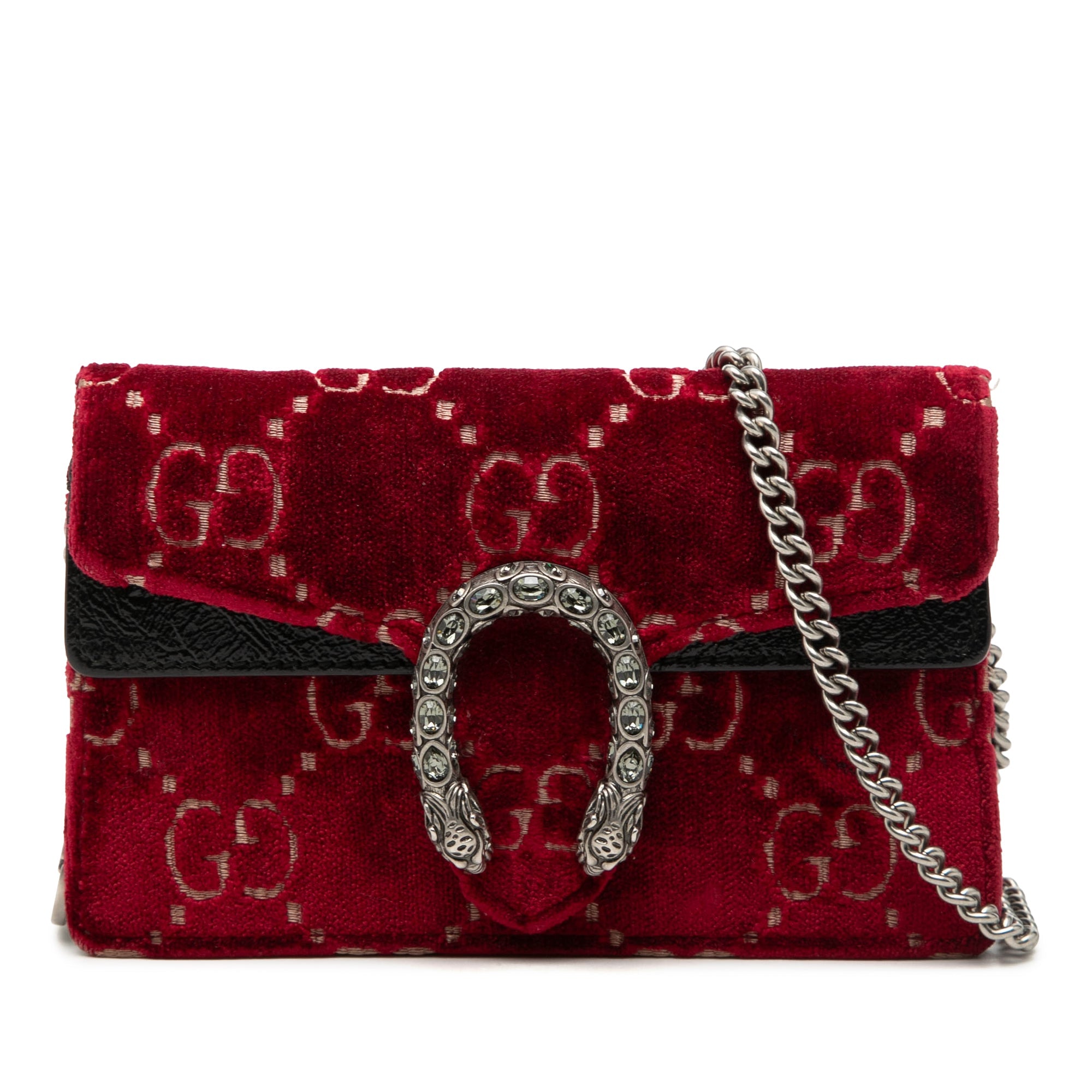 Mini GG Velvet Dionysus Crossbody