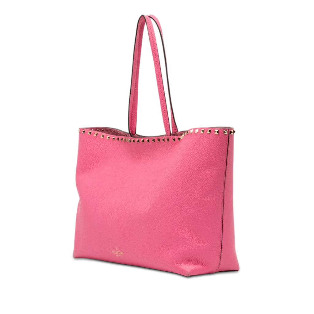 Leather Rockstud Tote
