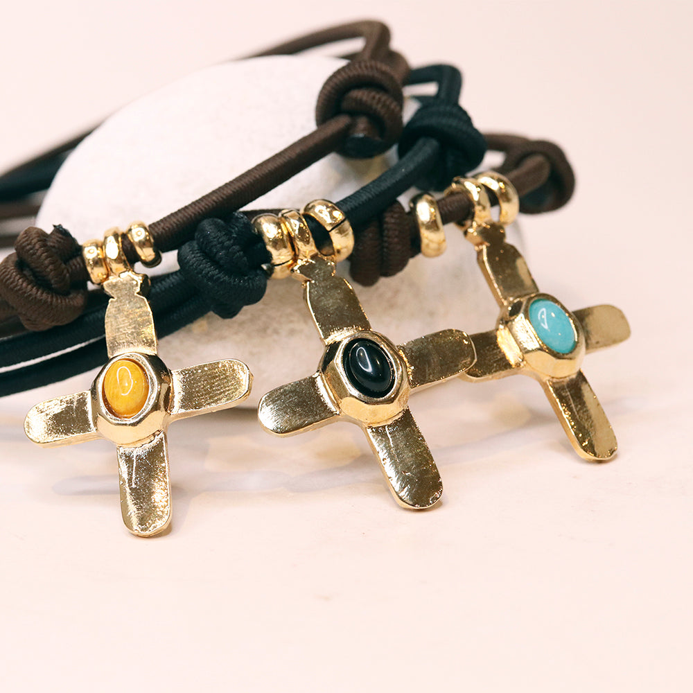 Collar corto mujer cruz MILU CRUZEA