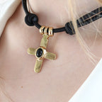 Collar corto mujer cruz MILU CRUZEA