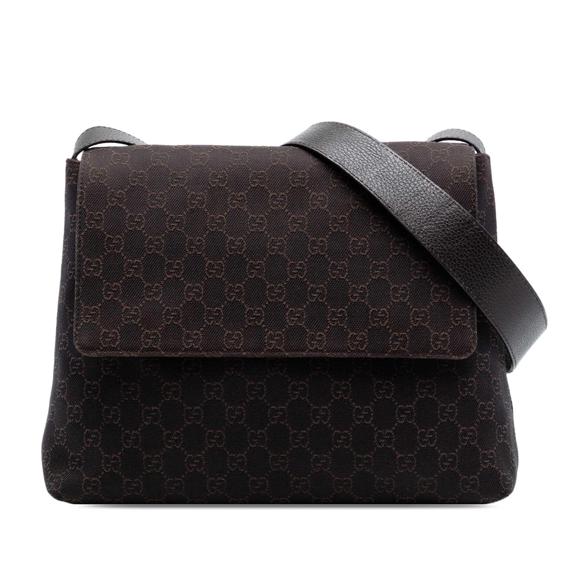 GG Denim Messenger Bag