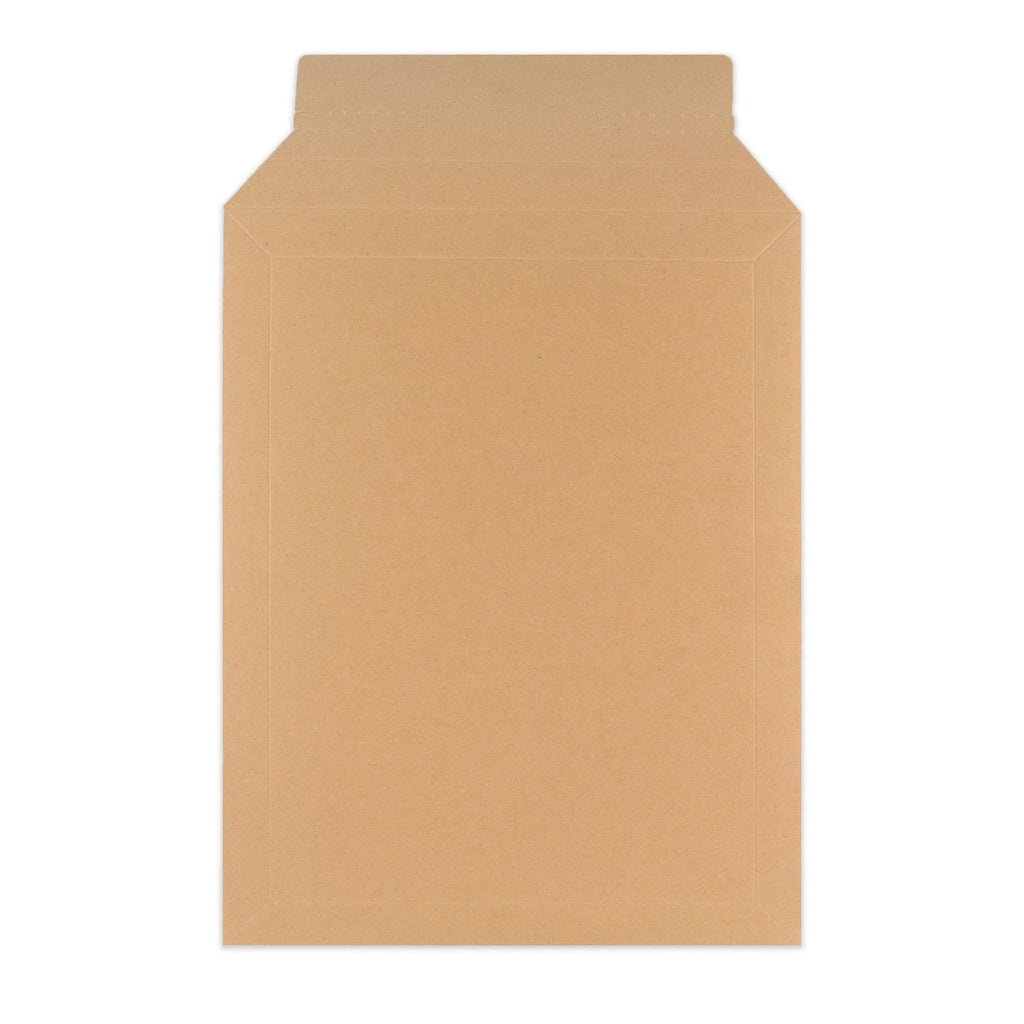 Manila Brown Peel & Seal Rigid Board Mailers Envelope (345 x 245mm)