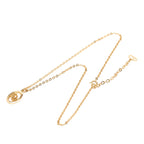 Gold Plated Petit CD Logo Pendant Necklace