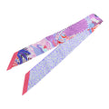 Under the Waves Twilly Silk Scarf