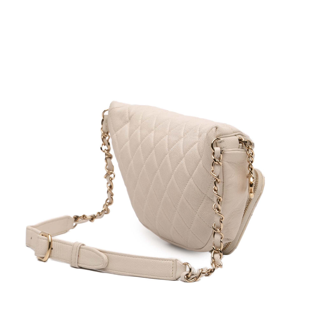 Quilted Caviar Business Affinity Belt Bag