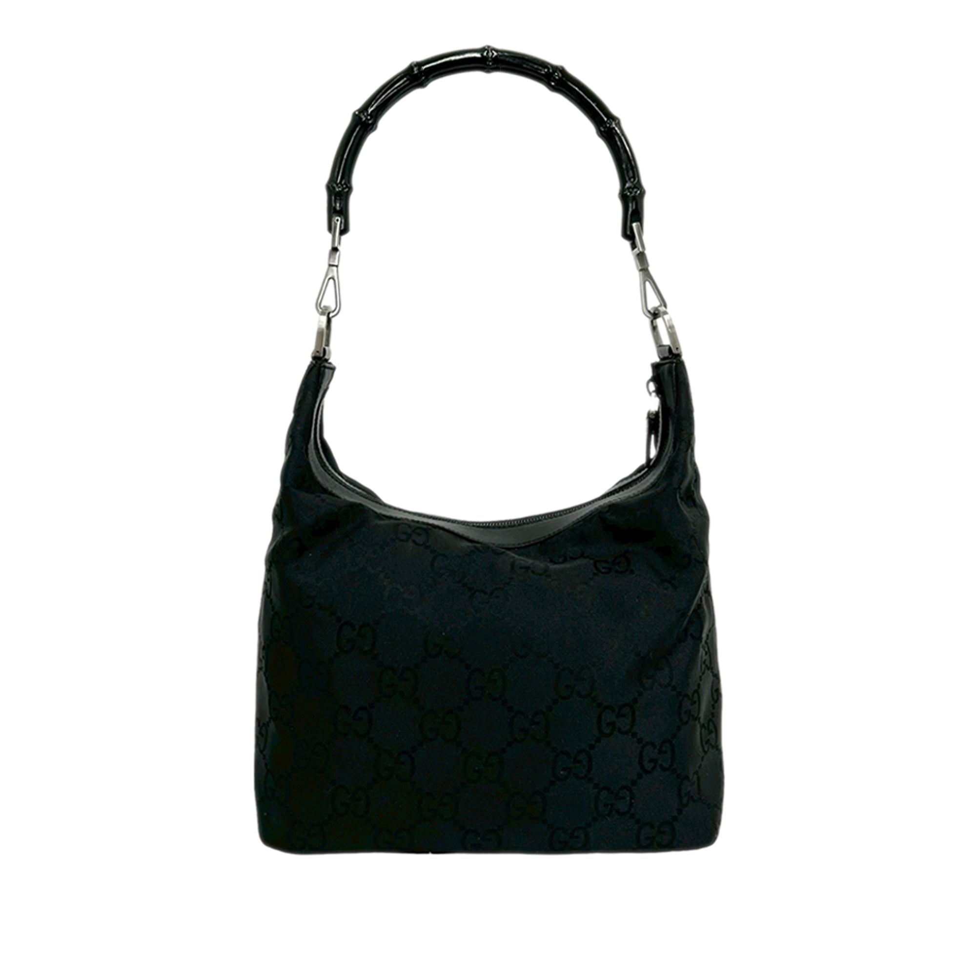 GG Nylon Bamboo Shoulder Bag