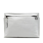 Leather Anagram T Pouch