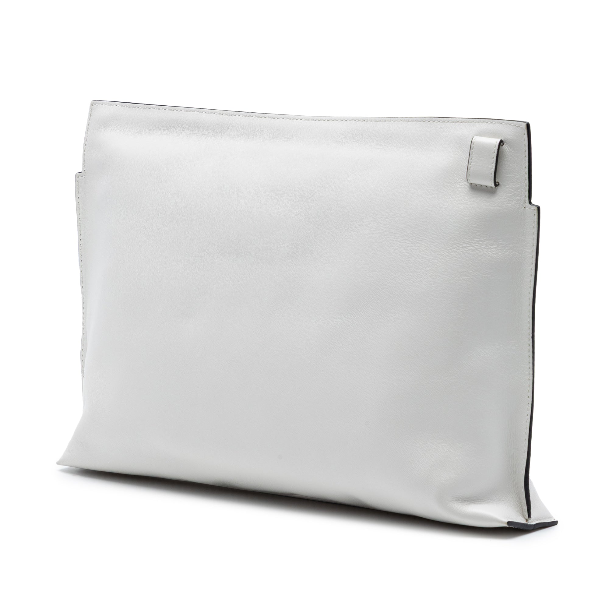 Leather Anagram T Pouch