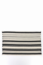 Mantel individual alpujarra blanco y negro (pack de 2)
