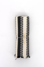 Mantel individual alpujarra blanco y negro (pack de 2)
