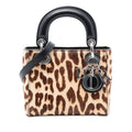 Mini Pony Hair Leopard Print Lady Dior