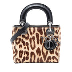 Mini Pony Hair Leopard Print Lady Dior