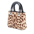 Mini Pony Hair Leopard Print Lady Dior