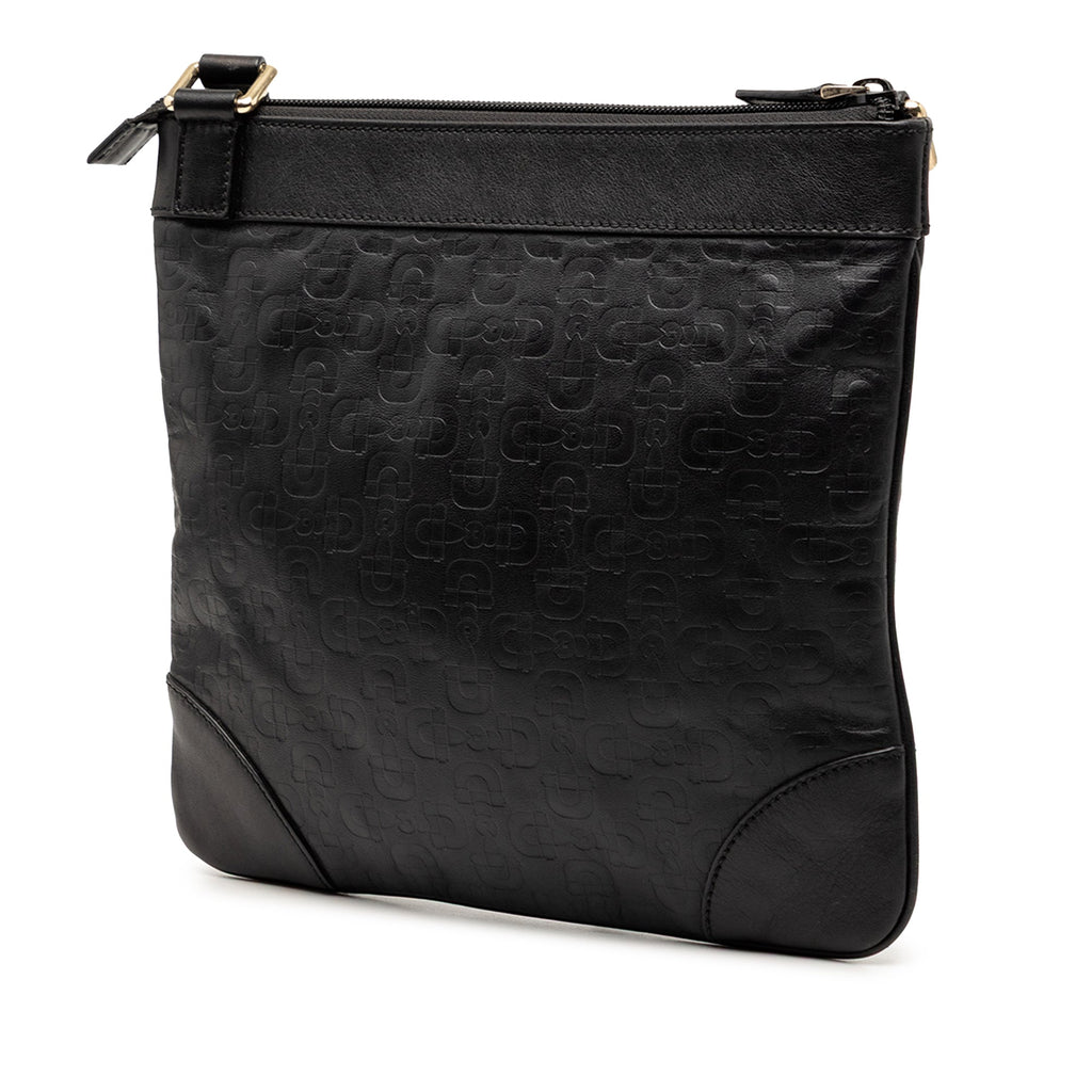 Horsebit Embossed Calfskin Crossbody