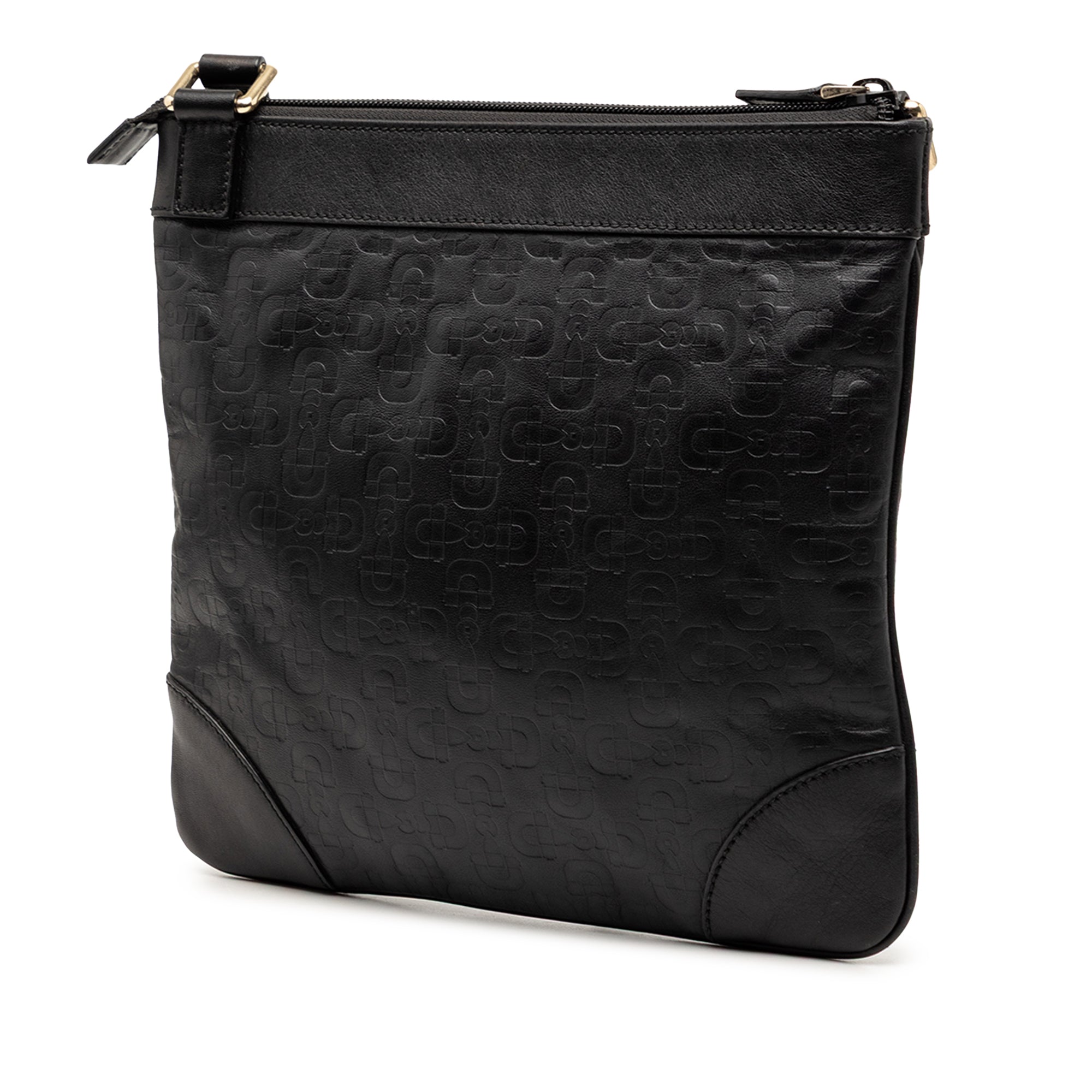 Horsebit Embossed Calfskin Crossbody