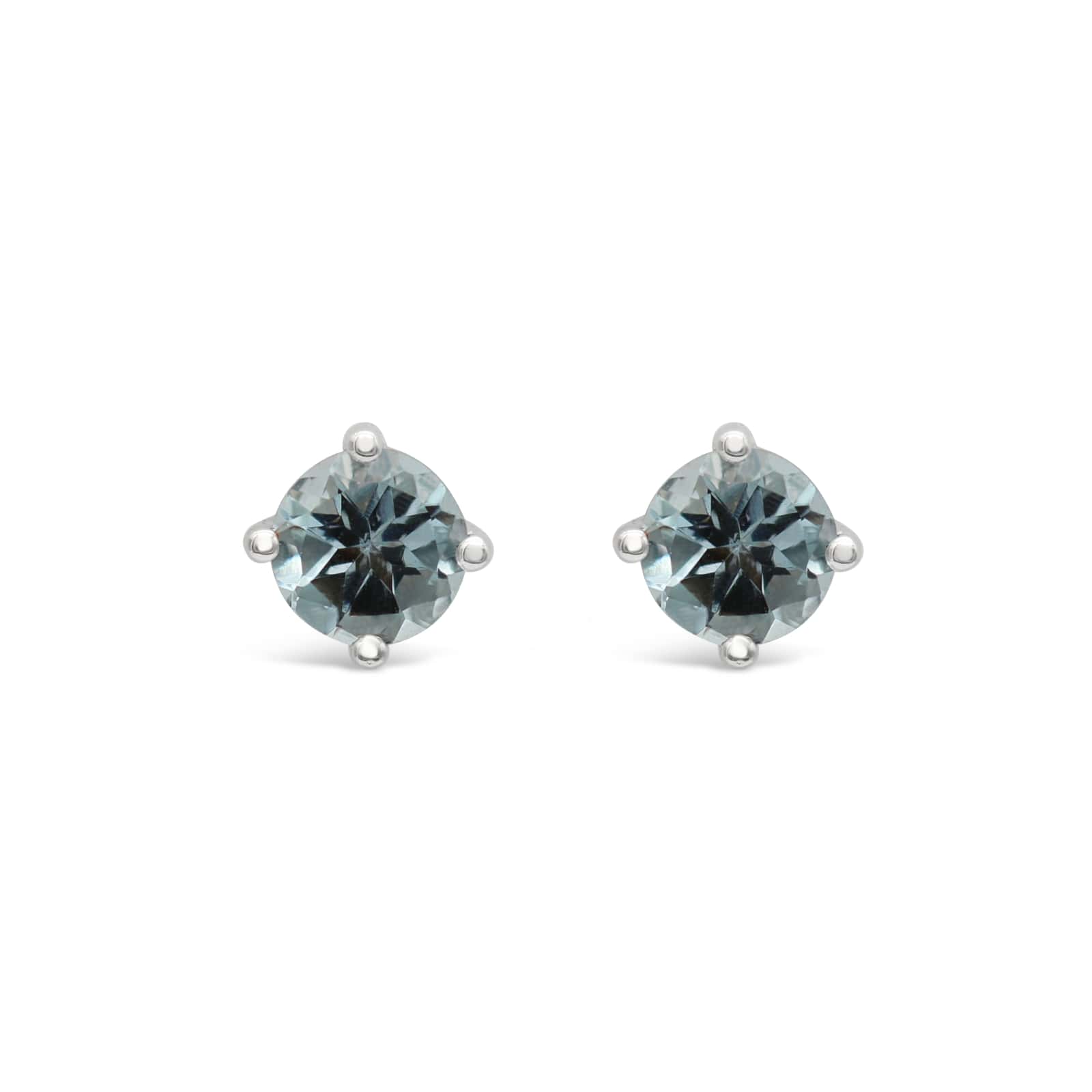 Aquamarine Studs
